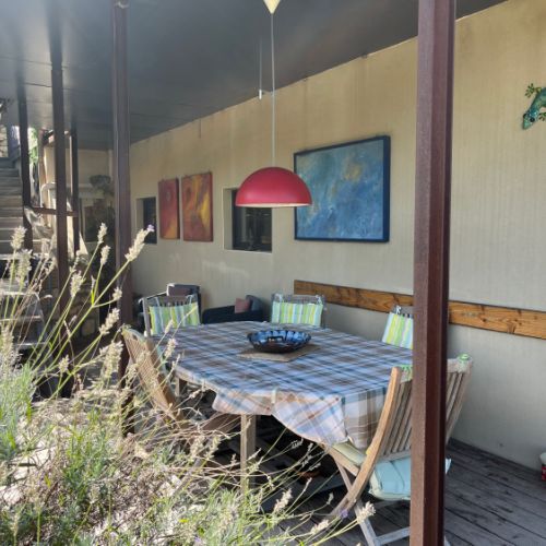 Overdekt terras van 24 m²